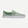 Vans Classic Slip-on Checkerboards Shale Green Mens
