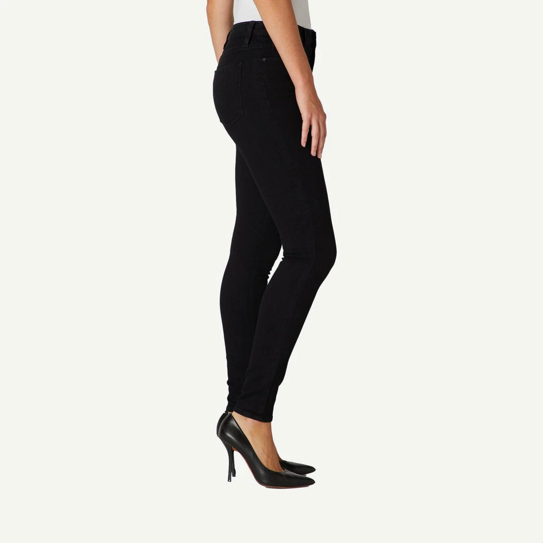 Hudson Barbara High Waist Super Skinny In Black 5 Hudson Barbara High Waist Super Skinny In Black