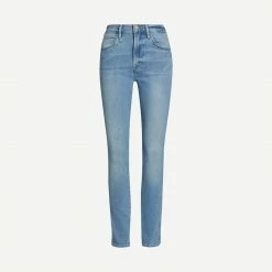 Frame Denim Womens Le High Skinny Double Needle In Tropic