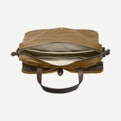 Filson 24 Hr Tin Briefcase Dark Tan Accessories