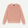 Stussy Pigment Dyed Loose Gauge Sweater - Peach