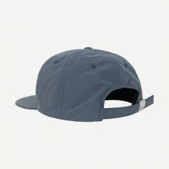 Stussy Peached Nylon Basic StrapBack Steel Blue Mens