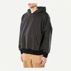 Pleasures Mobile Pinstripe Hoodie - Black Mens