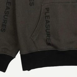 Pleasures Mobile Pinstripe Hoodie - Black Mens