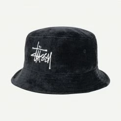 Stussy Chenille Big Basic Bucket Hat (more Colors Available) Mens