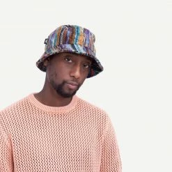 Stussy Mens Mixed Yarn Stock Bucket Hat