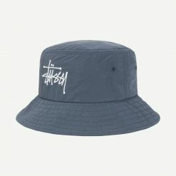 Stussy Peached Nylon Basic Bucket Hat (more Colors Available) Mens