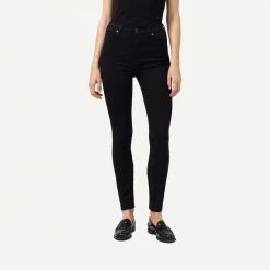 Citizens Of Humanity Chrissy High Rise Skinny In Plush Black