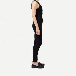 Citizens Of Humanity Chrissy High Rise Skinny In Plush Black