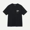 Stussy 8 Ball Tee - Black Mens