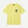 Stussy Mens Flower Tee - Yellow