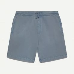 Wax London Sweat Shorts Loopback Organic Cotton - Light Blue Mens