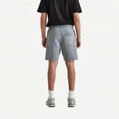 Wax London Sweat Shorts Loopback Organic Cotton - Light Blue Mens