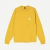 Mens Basic Stussy L/S Tee Honey