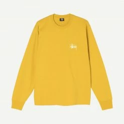 Mens Basic Stussy L/S Tee Honey