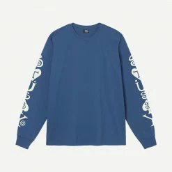 Galvanic Online Shop 24 Stussy Hearts & Spades LS Tee - Midnight Mens