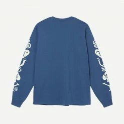 Stussy Hearts & Spades LS Tee - Midnight Mens