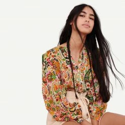 Ba&sh Bianca Blouse - Green Womens