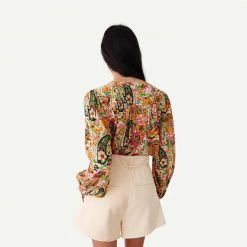 Ba&sh Bianca Blouse - Green Womens