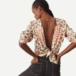 Ba&sh Womens Greg Top - Ecru 9 Ba&sh Womens Greg Top - Ecru