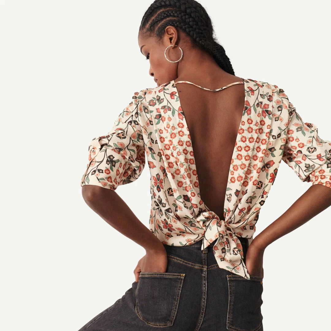 Ba&sh Womens Greg Top - Ecru 6 Ba&sh Womens Greg Top - Ecru