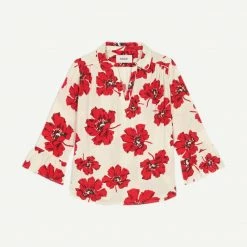 Ba&sh Womens Keddy Blouse - Red