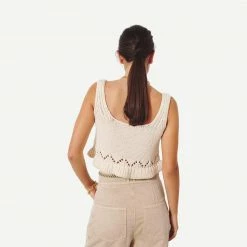 Ba&sh Sena Knit Top - Ecru