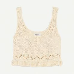 Ba&sh Sena Knit Top - Ecru