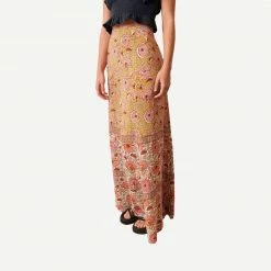 Ba&sh Womens Vanessa Skirt - Ocre