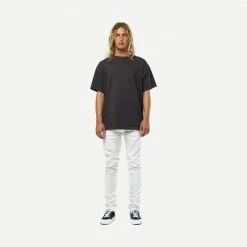 John Elliott University Tee In Charcoal