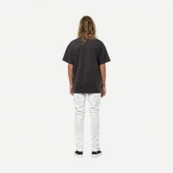 John Elliott University Tee In Charcoal