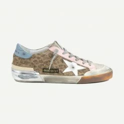 Golden Goose Super Star Penstar Suede Toe Maculated Print