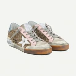 Golden Goose Super Star Penstar Suede Toe Maculated Print