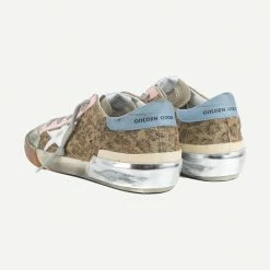 Golden Goose Super Star Penstar Suede Toe Maculated Print