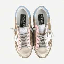 Golden Goose Super Star Penstar Suede Toe Maculated Print