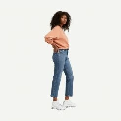 Levi's 501 Original Crop Jeans - Salsa Middle