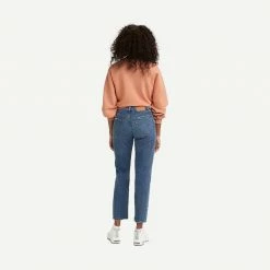 Levi's 501 Original Crop Jeans - Salsa Middle