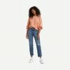 Levi's 501 Original Crop Jeans - Salsa Middle 1 Levi's 501 Original Crop Jeans - Salsa Middle