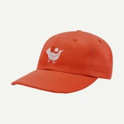 By Parra Chicken 6 Panel Hat Burned Orange
