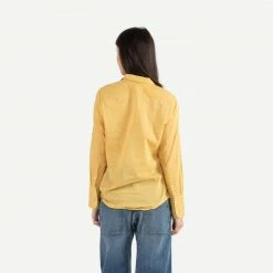 Nili Lotan Womens NL Shirt - Tuscan Yellow