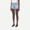 Agolde Womens Parker Vintage Cut Off Short - Swapmeet