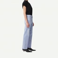 Agolde 90's Mid Rise Loose Fit - Snapshot Womens 8 Agolde 90's Mid Rise Loose Fit - Snapshot Womens