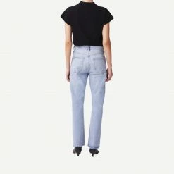 Agolde 90's Mid Rise Loose Fit - Snapshot Womens 9 Agolde 90's Mid Rise Loose Fit - Snapshot Womens