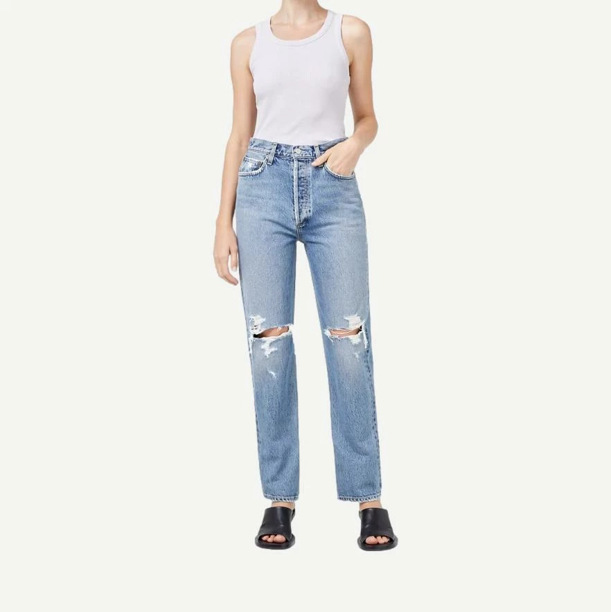 Agolde Womens 90's Pinch Waist High Rise Straight - Rule