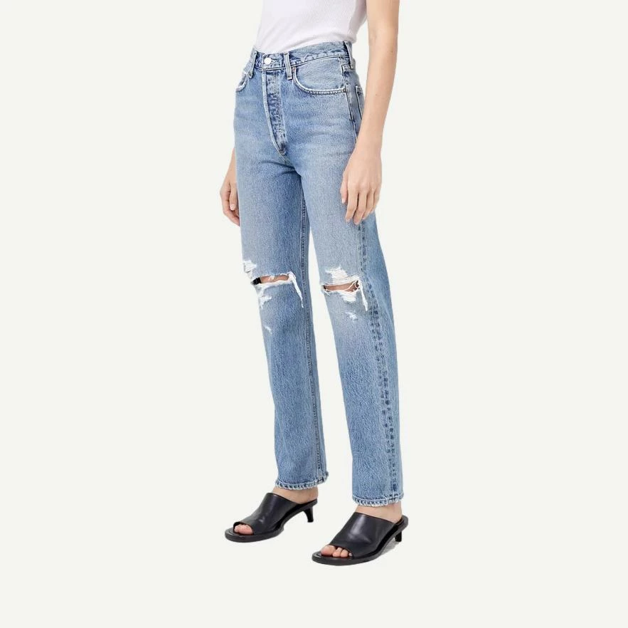 Agolde Womens 90's Pinch Waist High Rise Straight - Rule