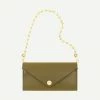 Ganni Envelope Wallet And Chain Kalamata Accessories