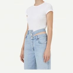 Agolde Womens Ren Tee - White