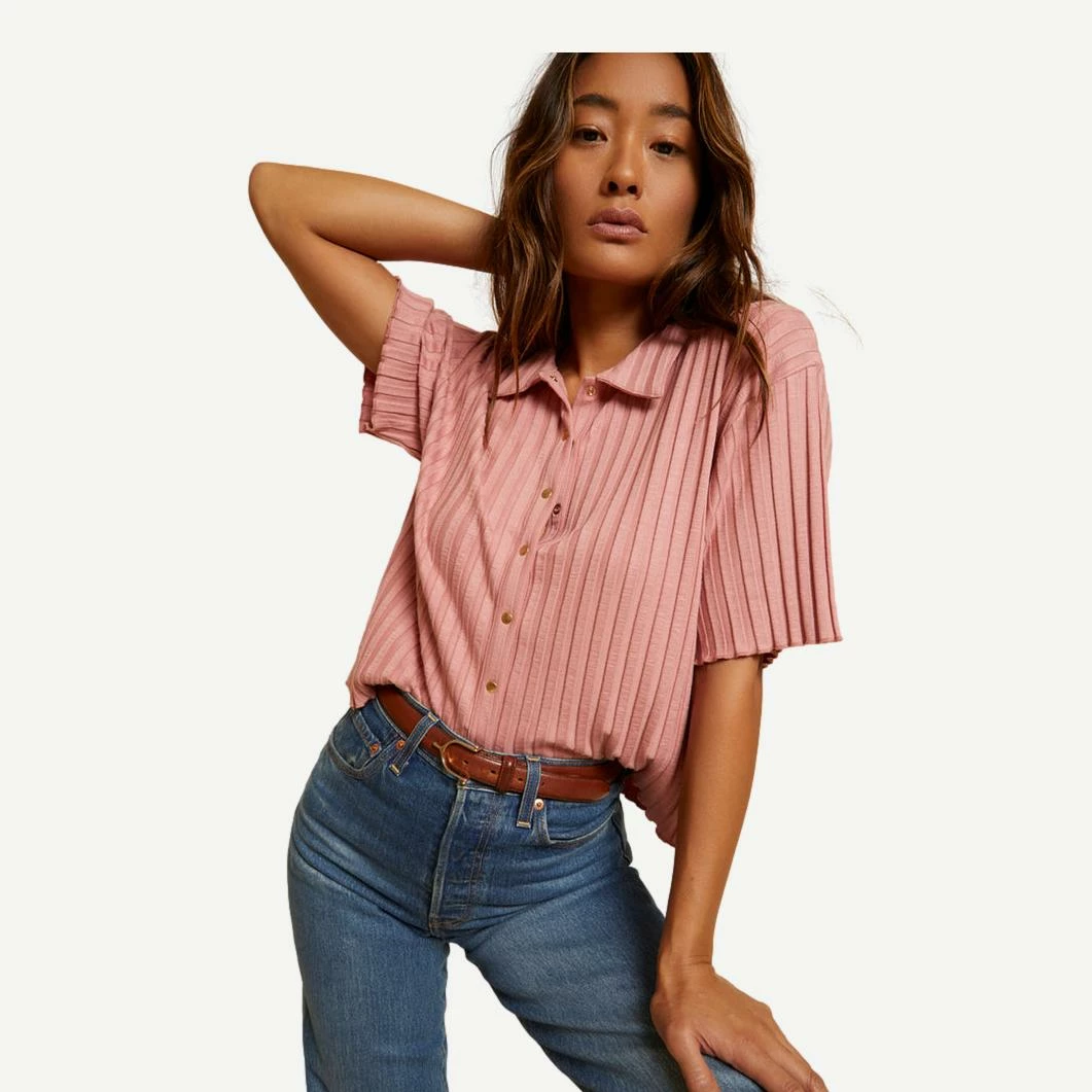 Nation LTD Aero Resort Shirt - Geranium 6 Nation LTD Aero Resort Shirt - Geranium