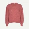 Nation LTD Womens Busy Oversized 80's Sweater In Geranium