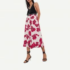 Ba&sh Kondo Skirt - Rouge Womens